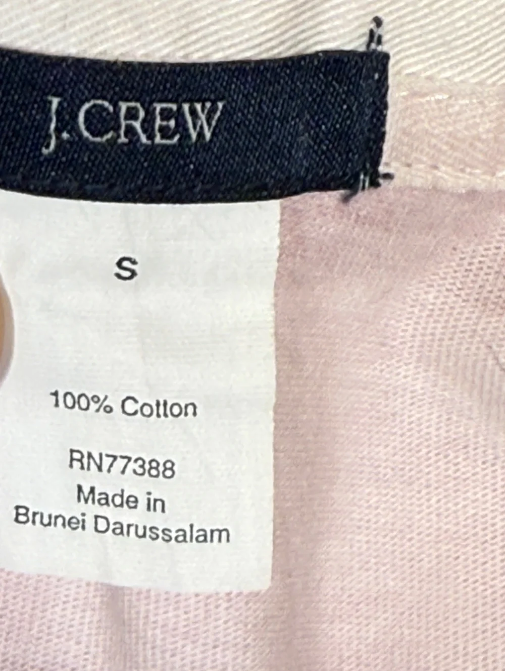 J.Crew Women's Striped Rugby Shirt Size S Red and Pink Small